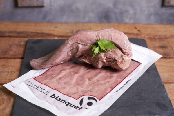 Foto de carpaccio de lengua cocida - Lo cistell